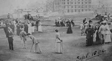Ladies Putting Club 1894 on Himalayas with Old Tom Morris